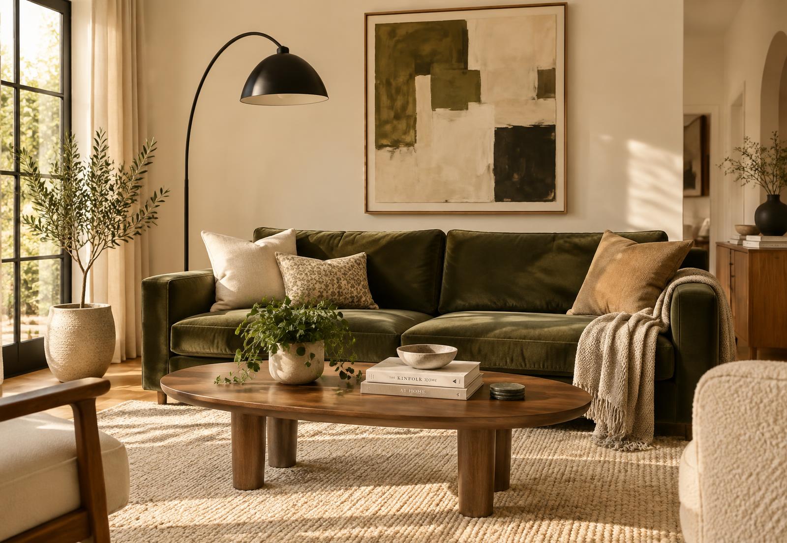 Living room with furniture available from a motivated seller
